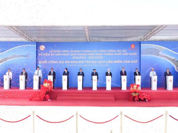 Khởi công siêu đô thị lấn biển Cần Giờ