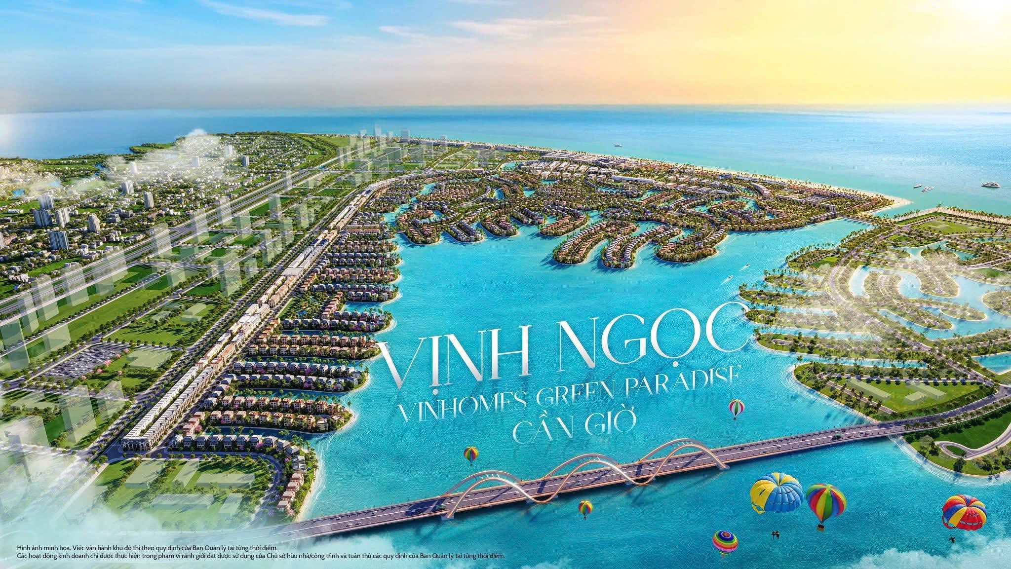 Phối cảnh thiết kế Vinhomes Green Paradise (Hình minh họa)